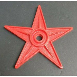 Cast Iron Star Primitive Home Garden Wall Barn Fence Craft